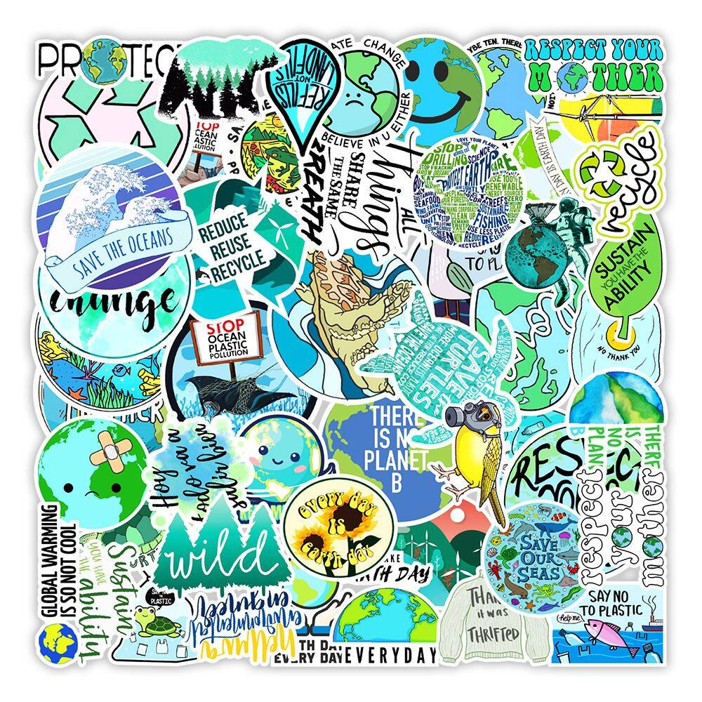 Adesivos Aquecimento Global e Mudanças Climáticas 100 unidades