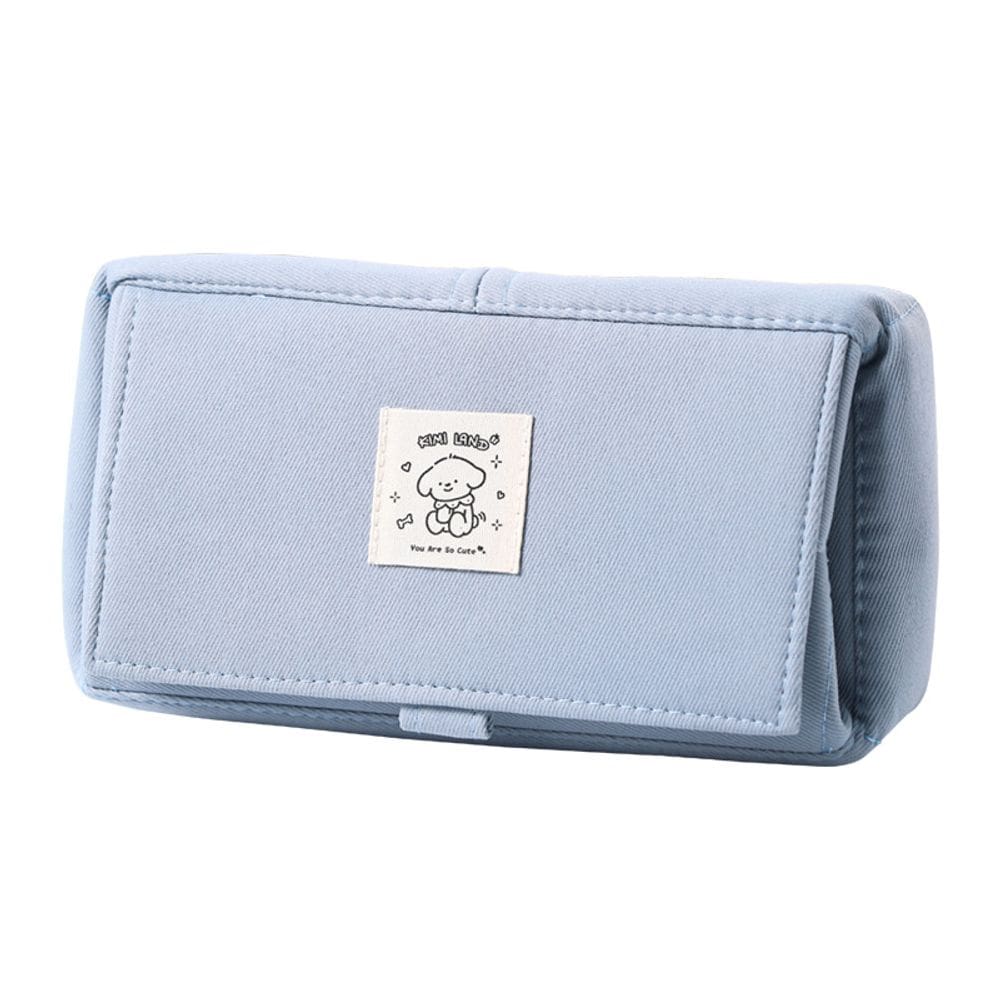 Estojo de lápis Cute Dog, tela de grande capacidade para estudantes