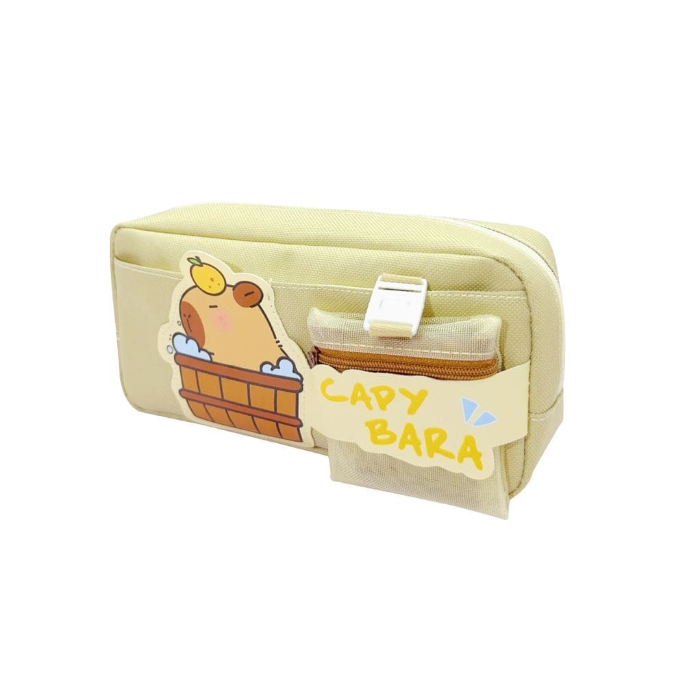 Estojo de lápis fofo em tecido Oxford de grande capacidade em estilo INS