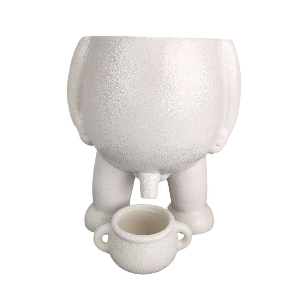 Vaso de flores Creative Resin Funny Peeing Boy Design 300g