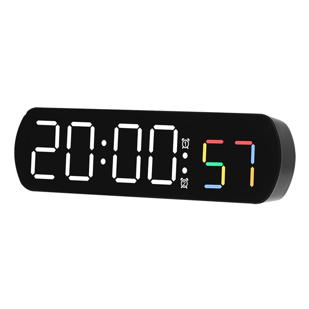 Despertador digital LED, contagem regressiva, temporizador, display de temperatura