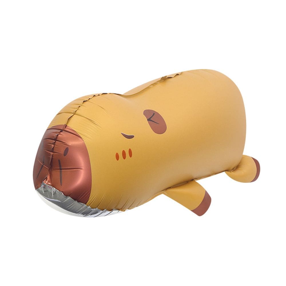 Balão Metalizado 4D Capivara Desenho Animal Design 92x45cm