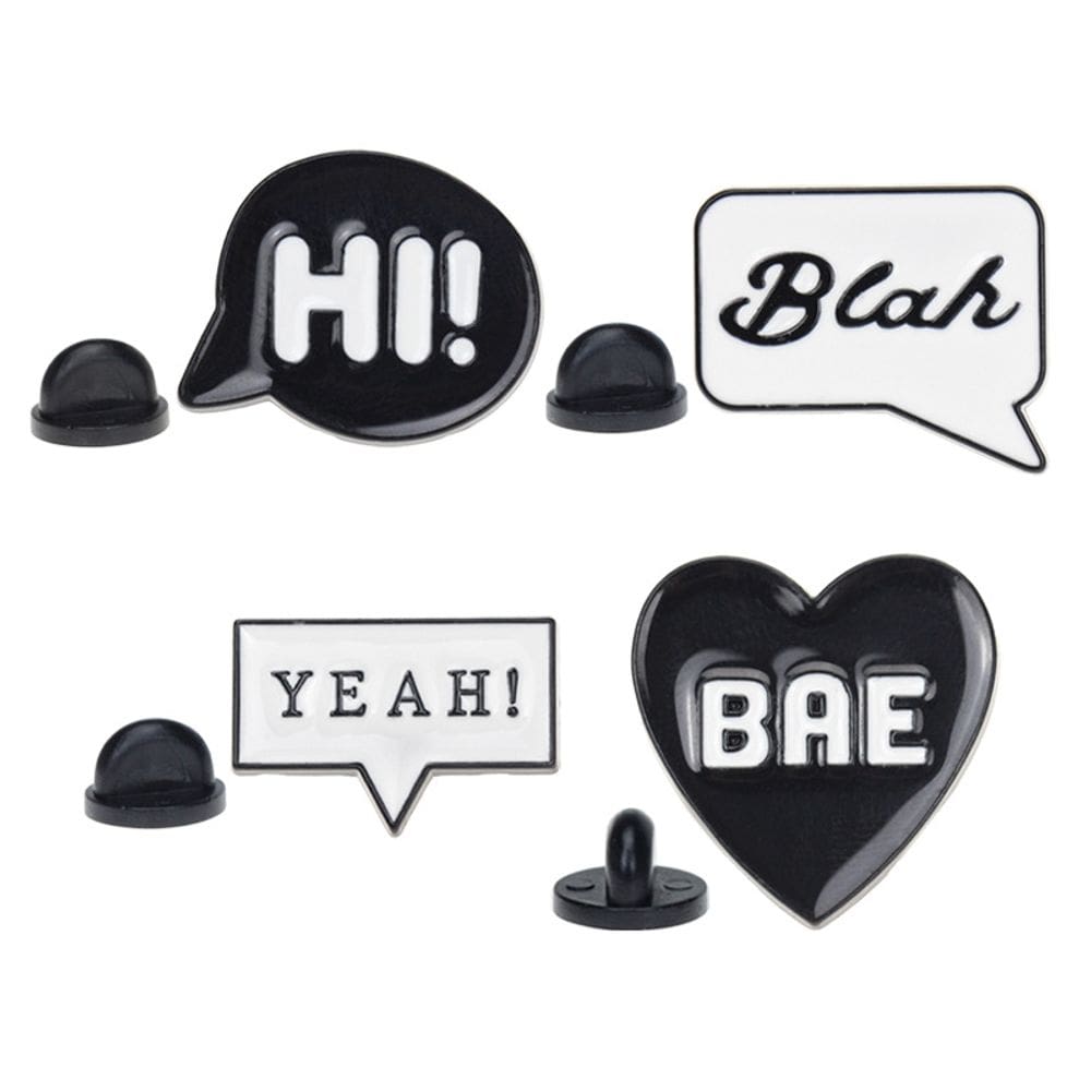 Conjunto de broches Creative Alloy Enamel Lapel para roupas