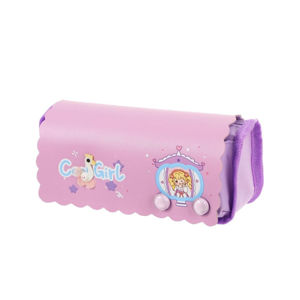 Estojo de lápis, lindo desenho animado, tecido Oxford de grande capacidade