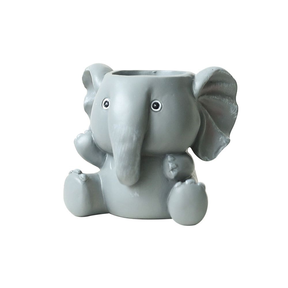Porta-canetas, organizador de mesa Resin Elephant, 2 kg