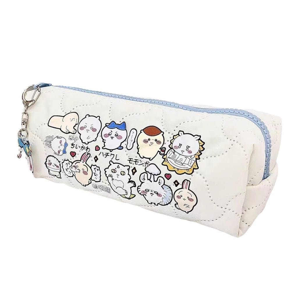 Estojo de lápis Jiika Kawa Milk Foam com design de desenho animado de algodão