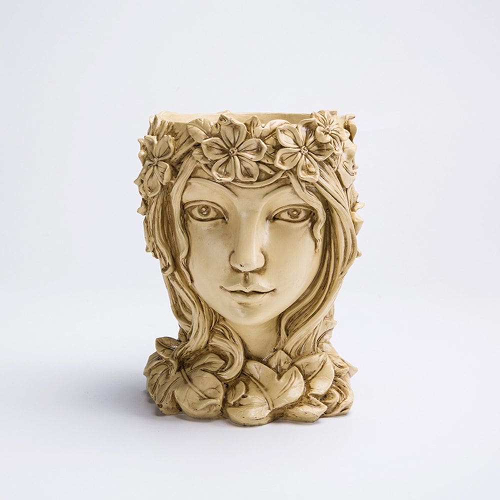 Vaso para plantador de resina Creative Goddess 300g 17cm