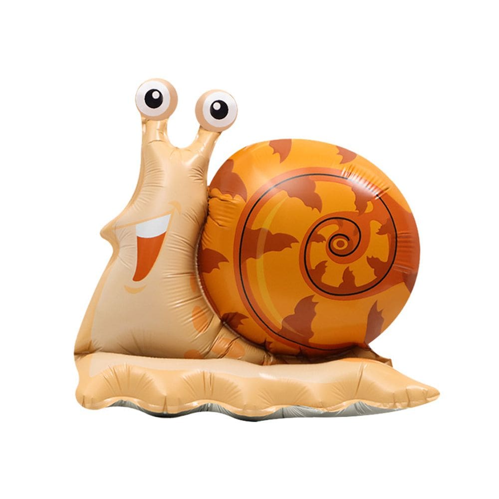 Balão metalizado Caracol de desenho animado 41x39cm 3D Standing Animal