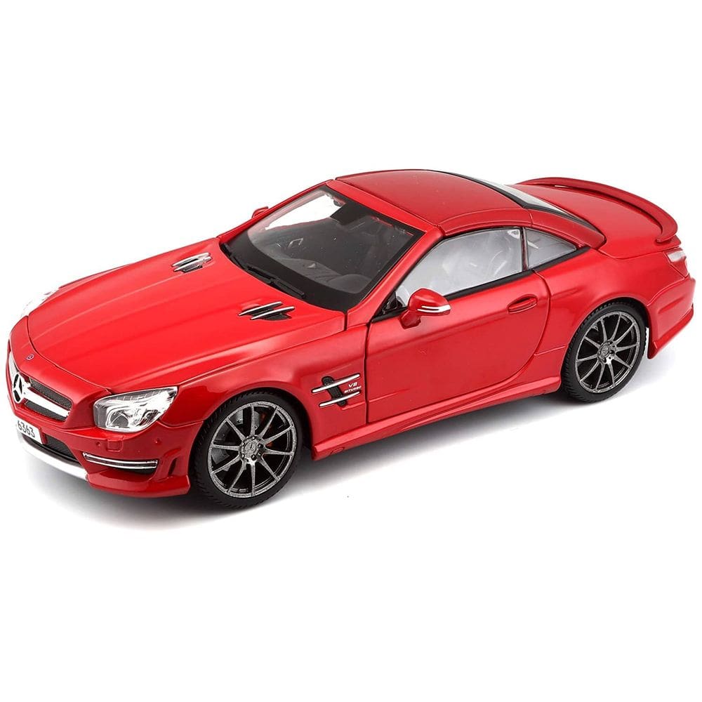 Carro fundido sob pressão Maisto 2012 Mercedes SL 63 AMG azul escala 1/18
