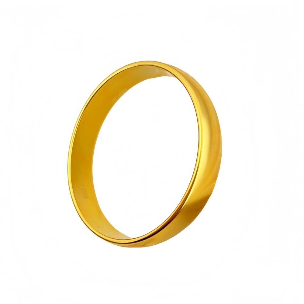 Pulseira clássica Gold Placer para mulheres, punho largo de 12 mm