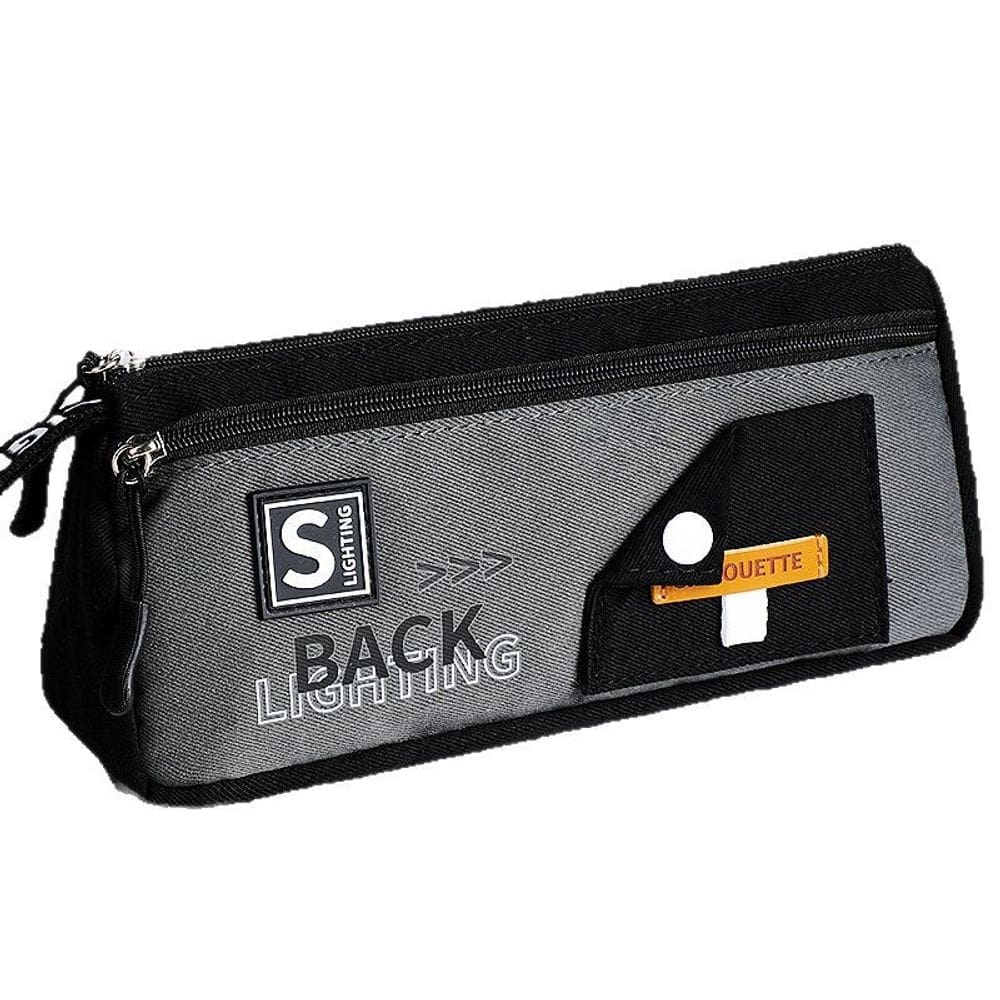 Estojo de lápis Generic Stylish Boys, tela de grande capacidade