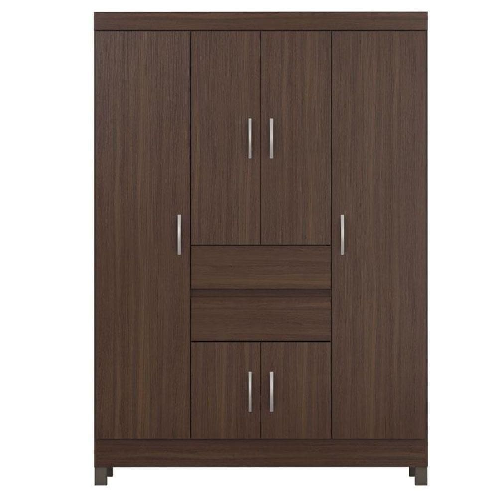 Guarda Roupa Casal Ecom 2 Café - Demóbile