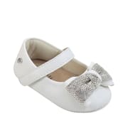 Sapato infantil Pampili Laço e Manta Branco
