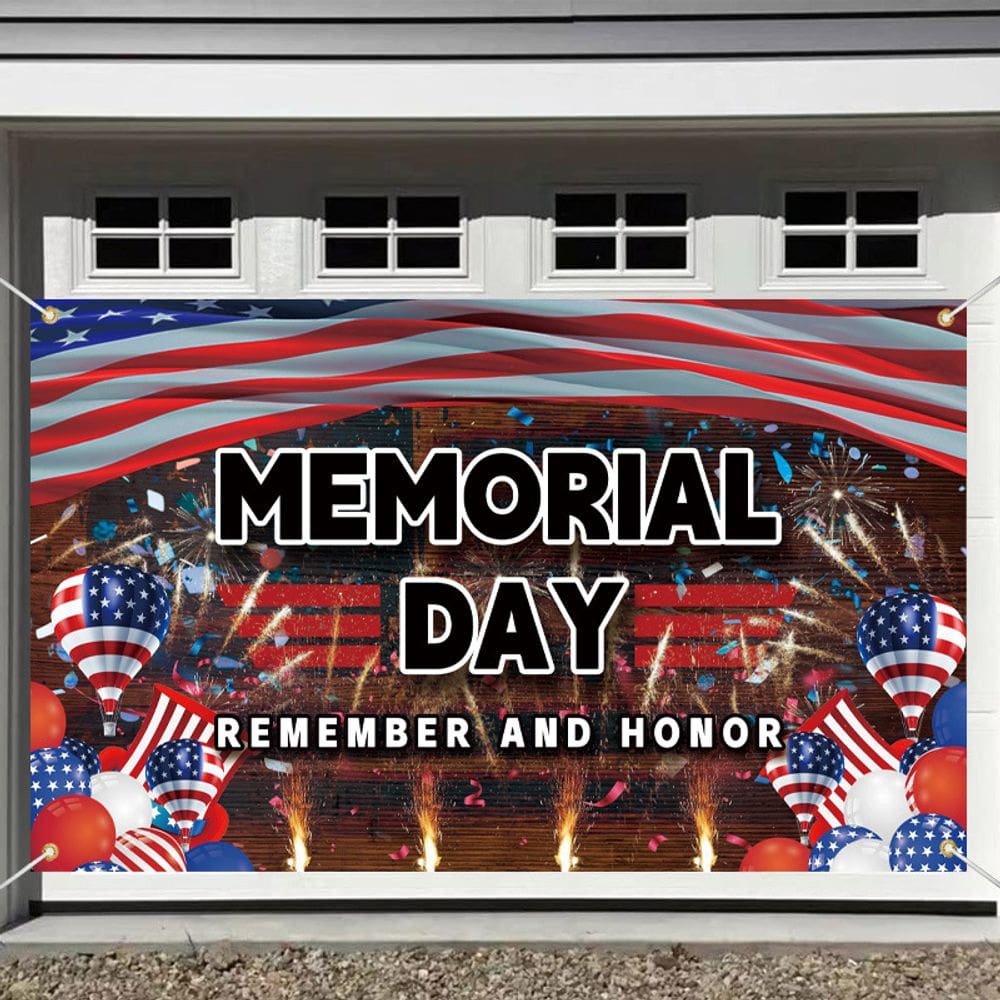 Tapeçaria para pendurar na parede Memorial Day USA Flag 150 cm x 100 cm