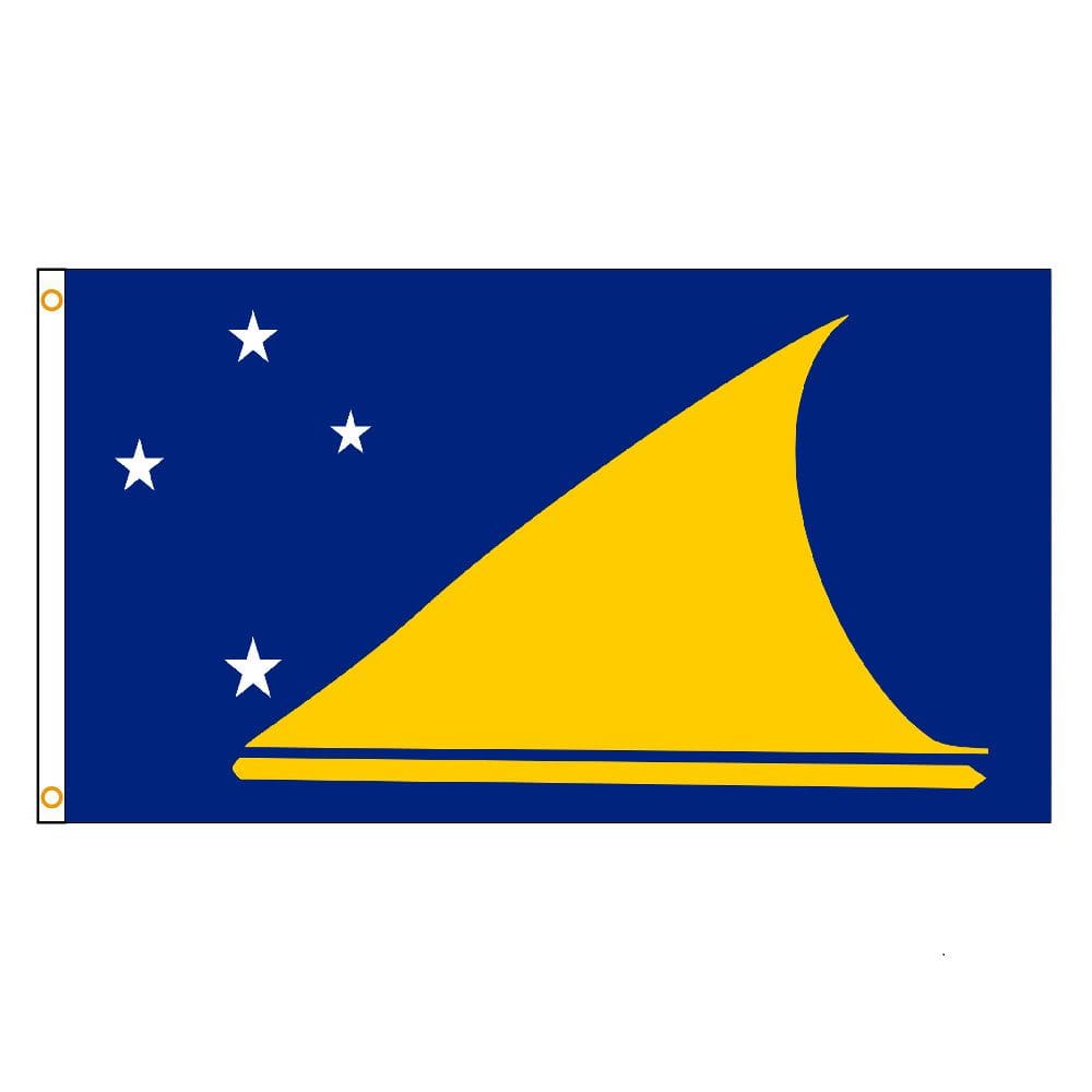 Banner de poliéster Flag Tokelau 90x150cm com impressão digital