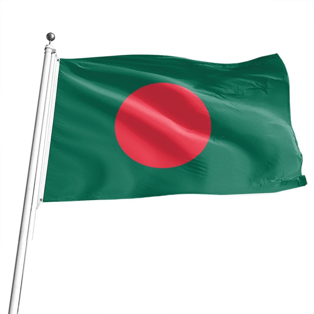 Bandeira de Bangladesh Poliéster 150x90cm - Qualidade Premium