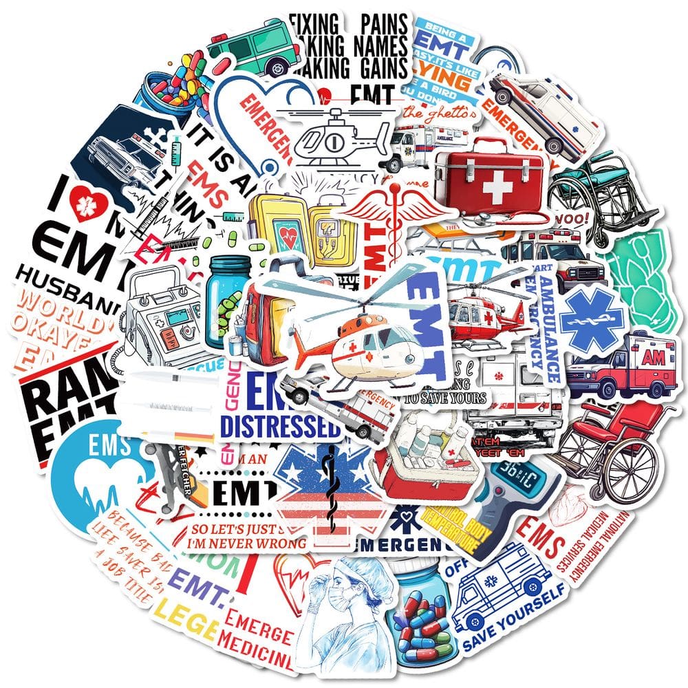 Pacote de adesivos Veterinarian Quote, 100 unidades Funny Vet Tech Dec