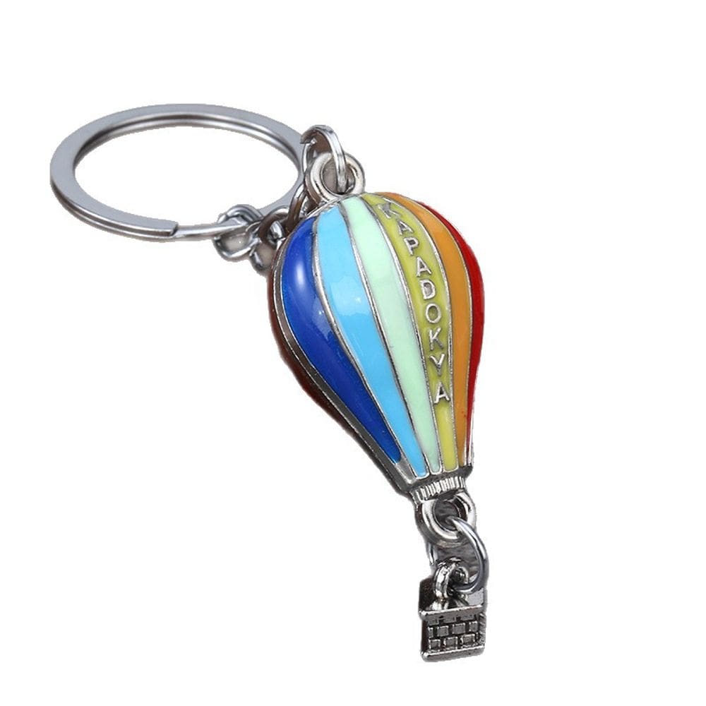 Chaveiro Creative Hot Air Balloon com liga de zinco Cloud Charm