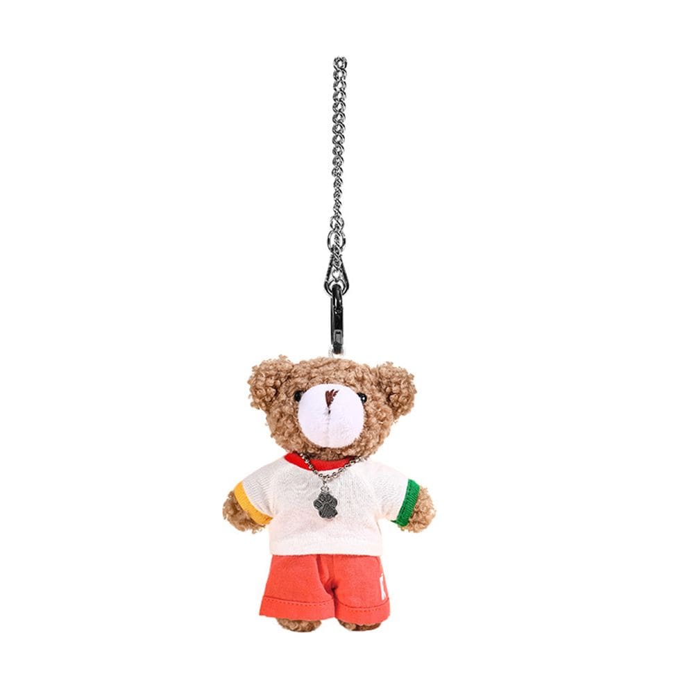 Chaveiro Teddy Bear Plush Fashion Street Style 9,5 cm
