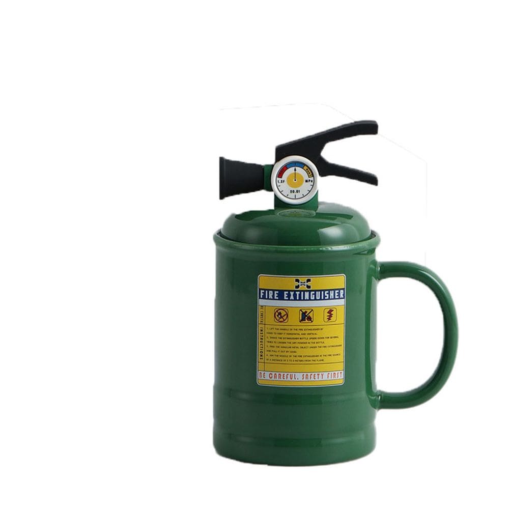 Extintor de incêndio em cerâmica para canecas com capacidade de 350 ml