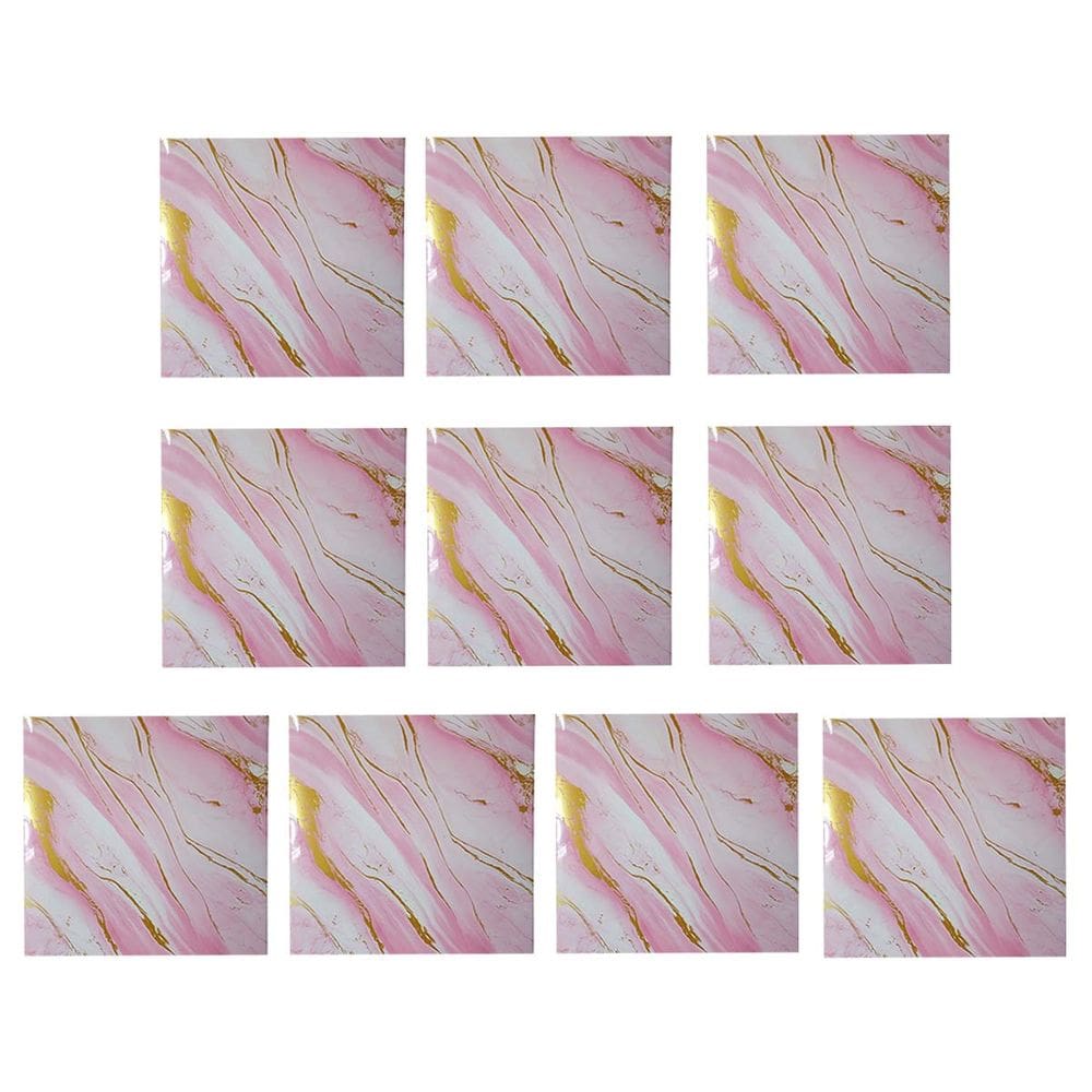 Placa Adesiva Marmore 3D Kit 10 uni Papel de Parede Autocolante Obra Reforma Decoraçao Cozinha Casa Ambiente