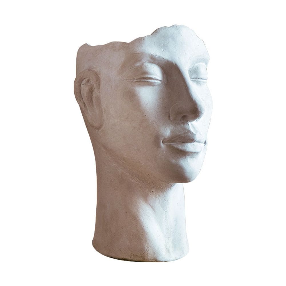Flowerpot Creative Cement Head Abstract Human Face 1,5 kg