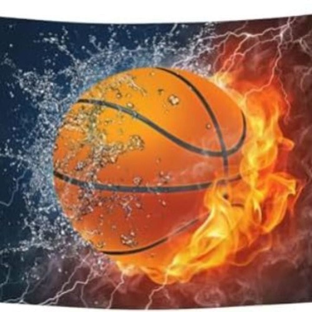 Tapeçaria, basquete, pendurar na parede, tema esportivo 150x130cm