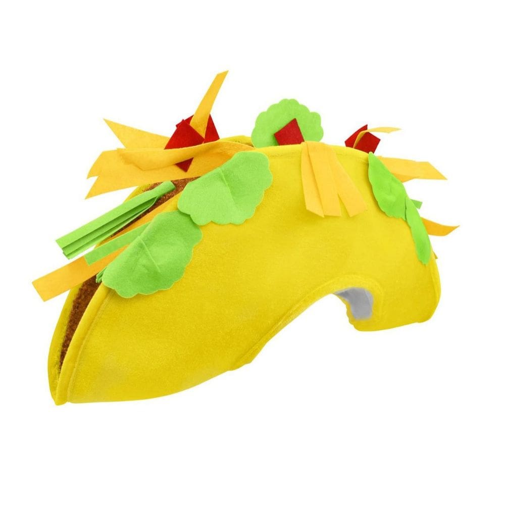 Chapéu Taco Halloween Cosplay Poliéster 40 cm × 15 cm Tamanho adulto