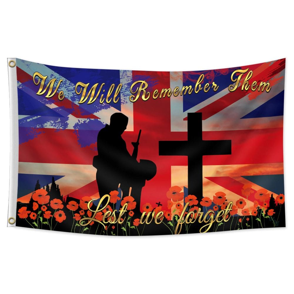 Bandeira: Vamos nos lembrar deles para que não esqueçamos 150x90cm