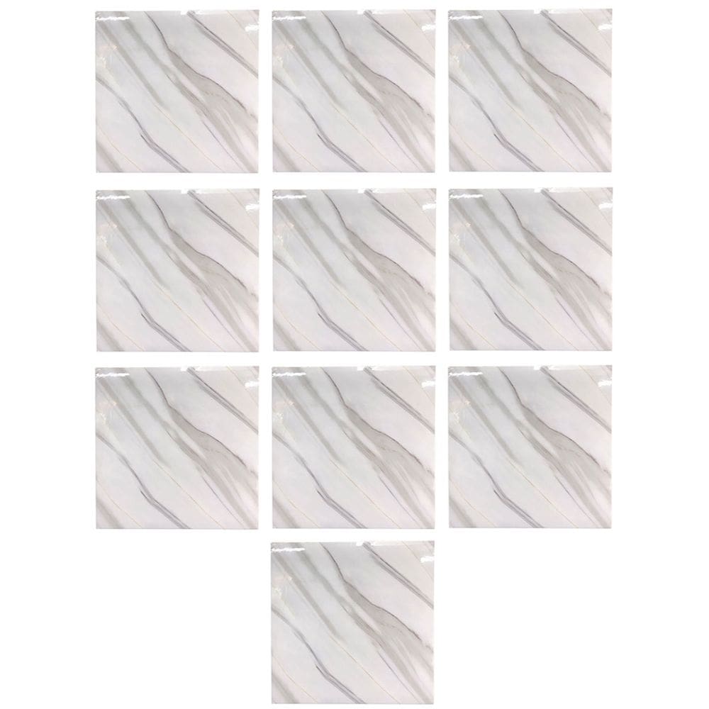 Placa Adesiva 3D Marmore Kit 10 uni Papel de Parede Autocolante Casa Reforma Obra Decoraçao Cozinha Banheiro Ambiente