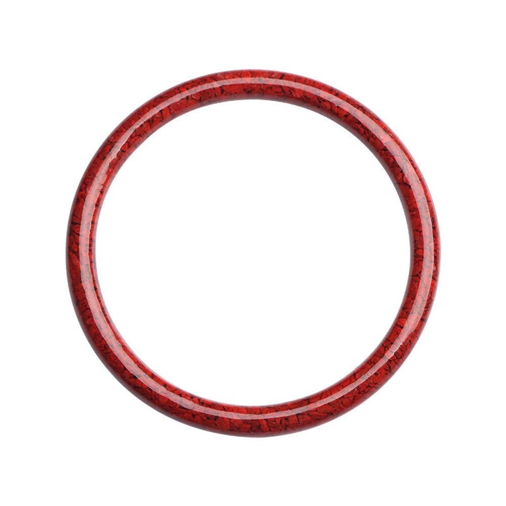 Pulseira de cristal de cinábrio natural para mulheres de 58 a 59 mm de diâmetro