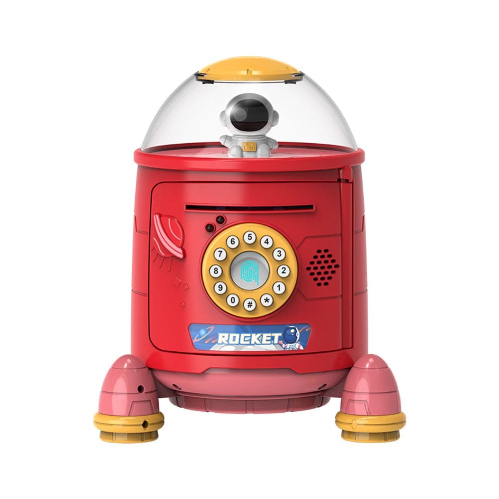 Coin Bank Smart Rocket Home Cofrinho para crianças