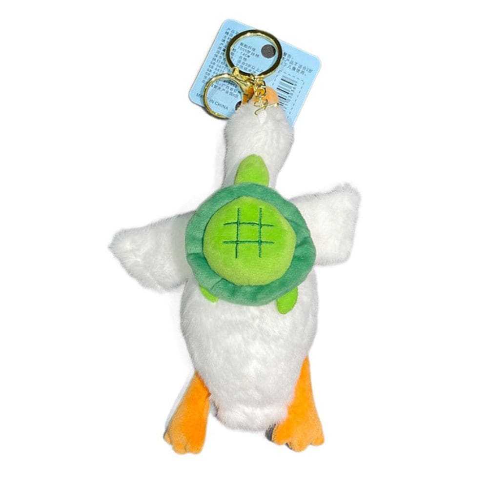 Chaveiro de pelúcia Goose com design de mochila Turtle Shell de 18 cm
