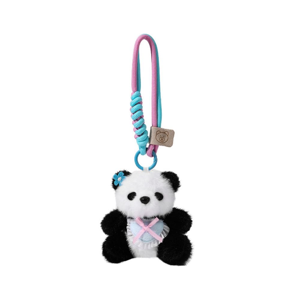 Chaveiro de pelúcia Panda para mulheres e meninas, chaveiro de brinquedo macio