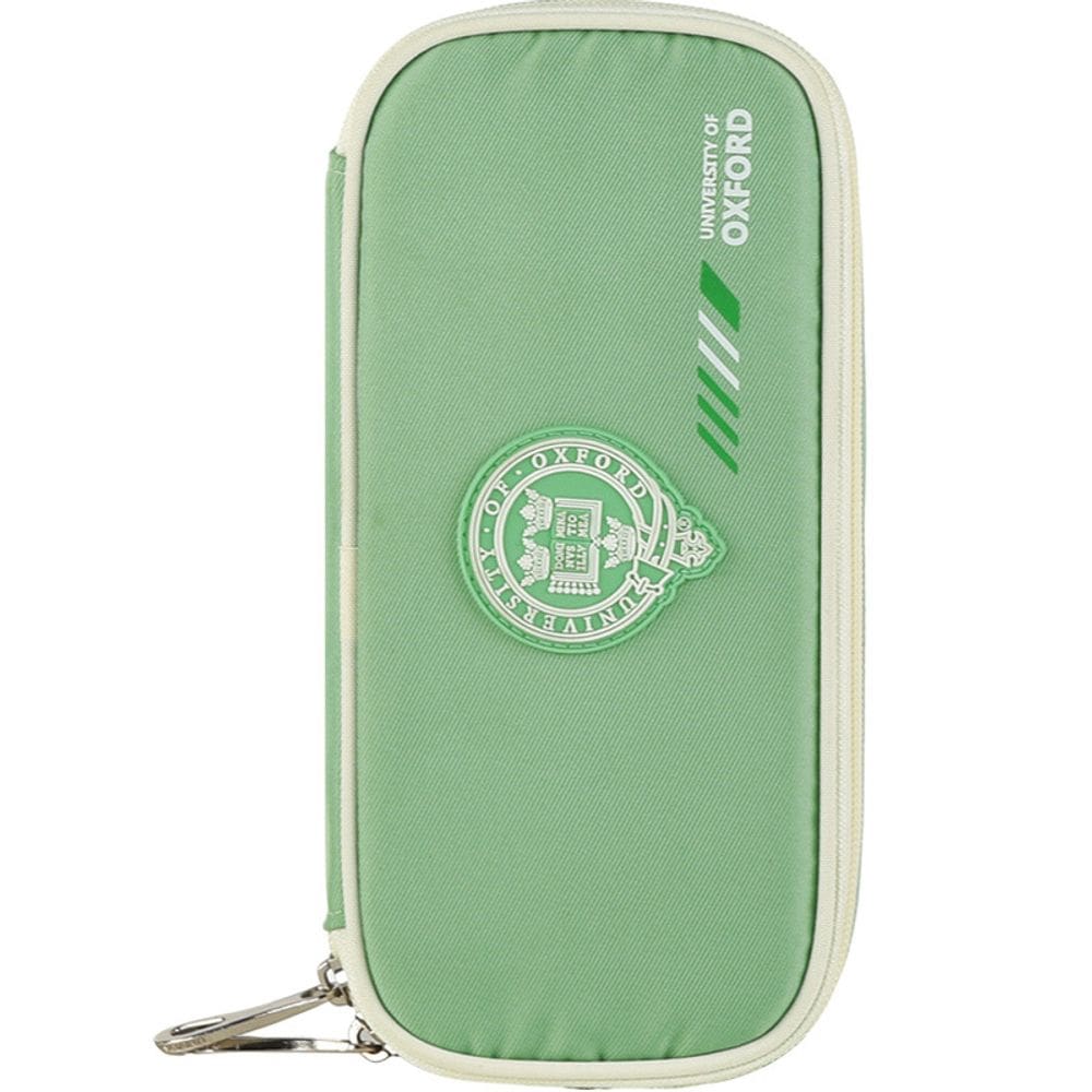 Estojo de lápis estilo Oxford de grande capacidade para meninos e meninas