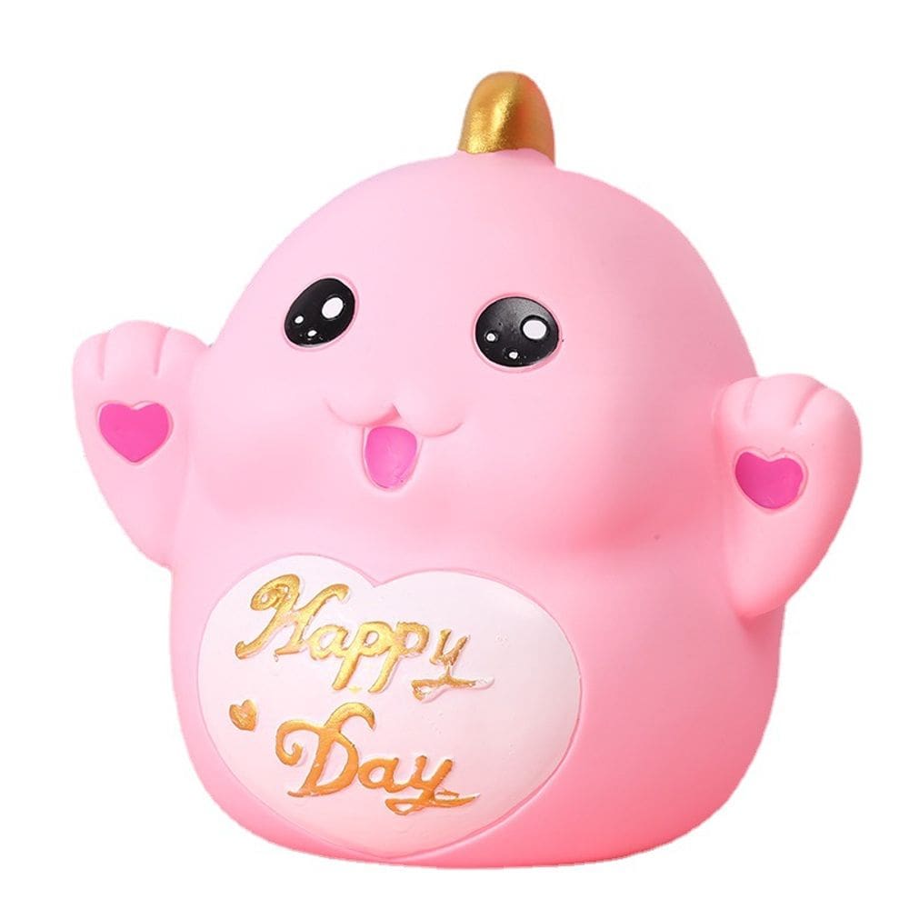 Money Bank Cute Cartoon Fat Dragon PVC durável e seguro