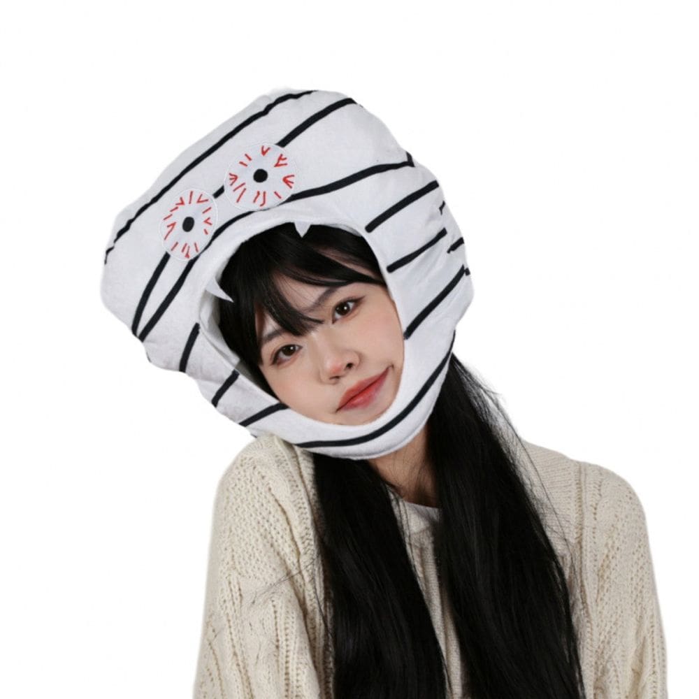 Chapéu de cabeça de mamãe para Halloween, fantasia de festa de cosplay para adultos