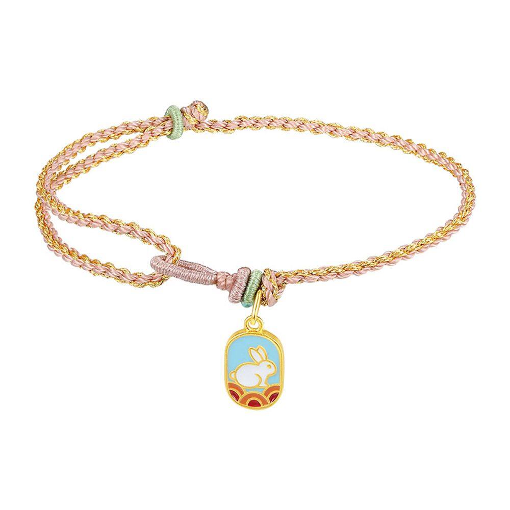 Pulseira Chinese Zodiac Rabbit 925 Silver para mulheres