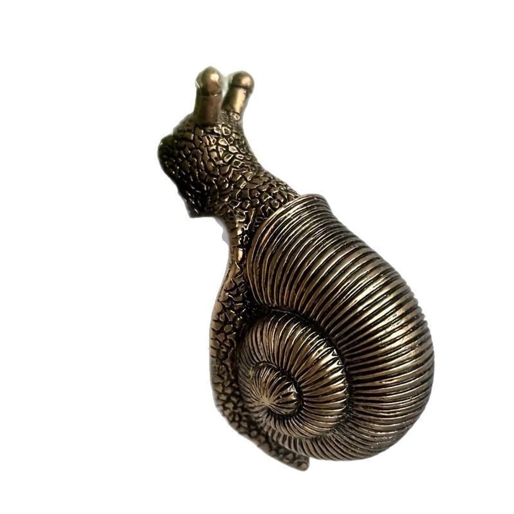 Escultura de resina para decoração de jardim de caracóis pendurada em 10,3 cm