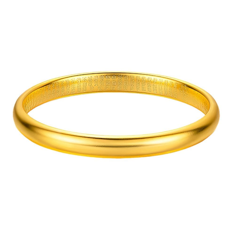 Pulseira Placer Lotus Sutra banhada a ouro para mulheres