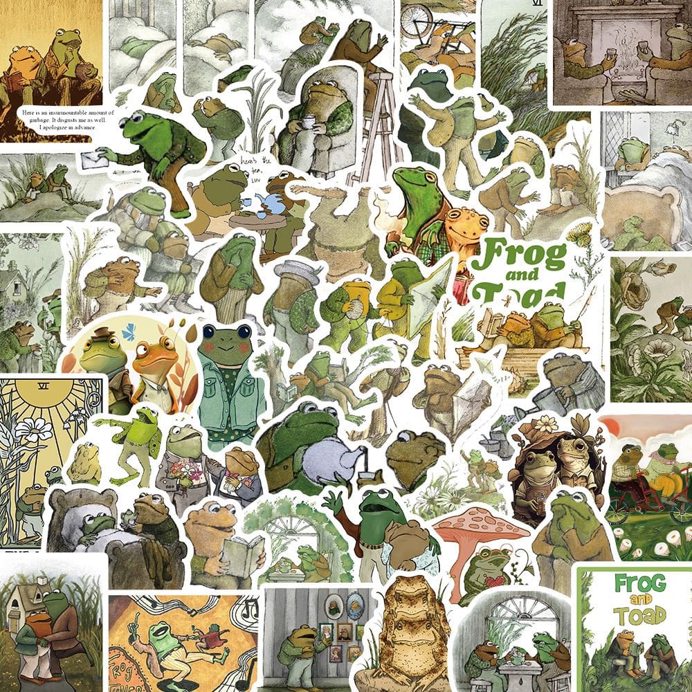 Adesivos fofos de desenho animado, 50 unidades, impermeáveis para crianças e adultos