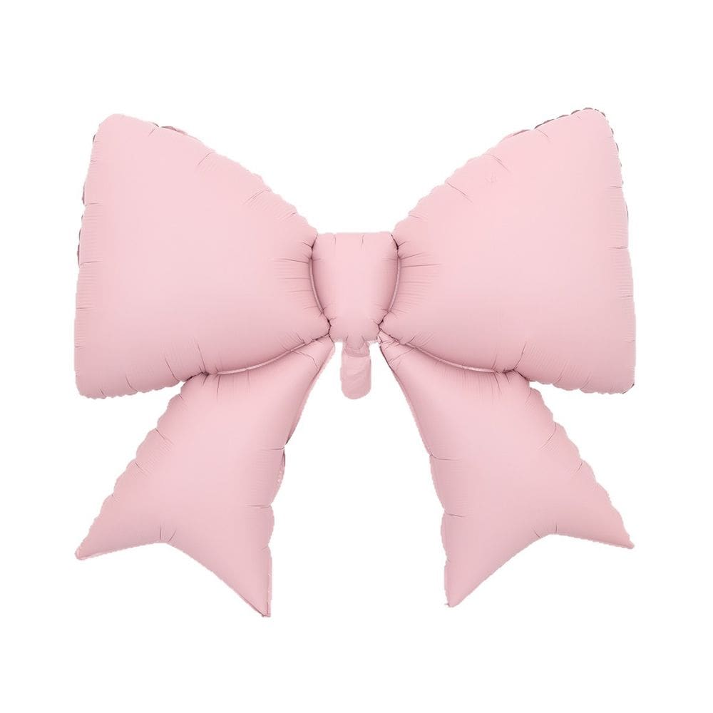 Balão de alumínio em forma de laço rosa | 40-120 cm | Filme de alumínio