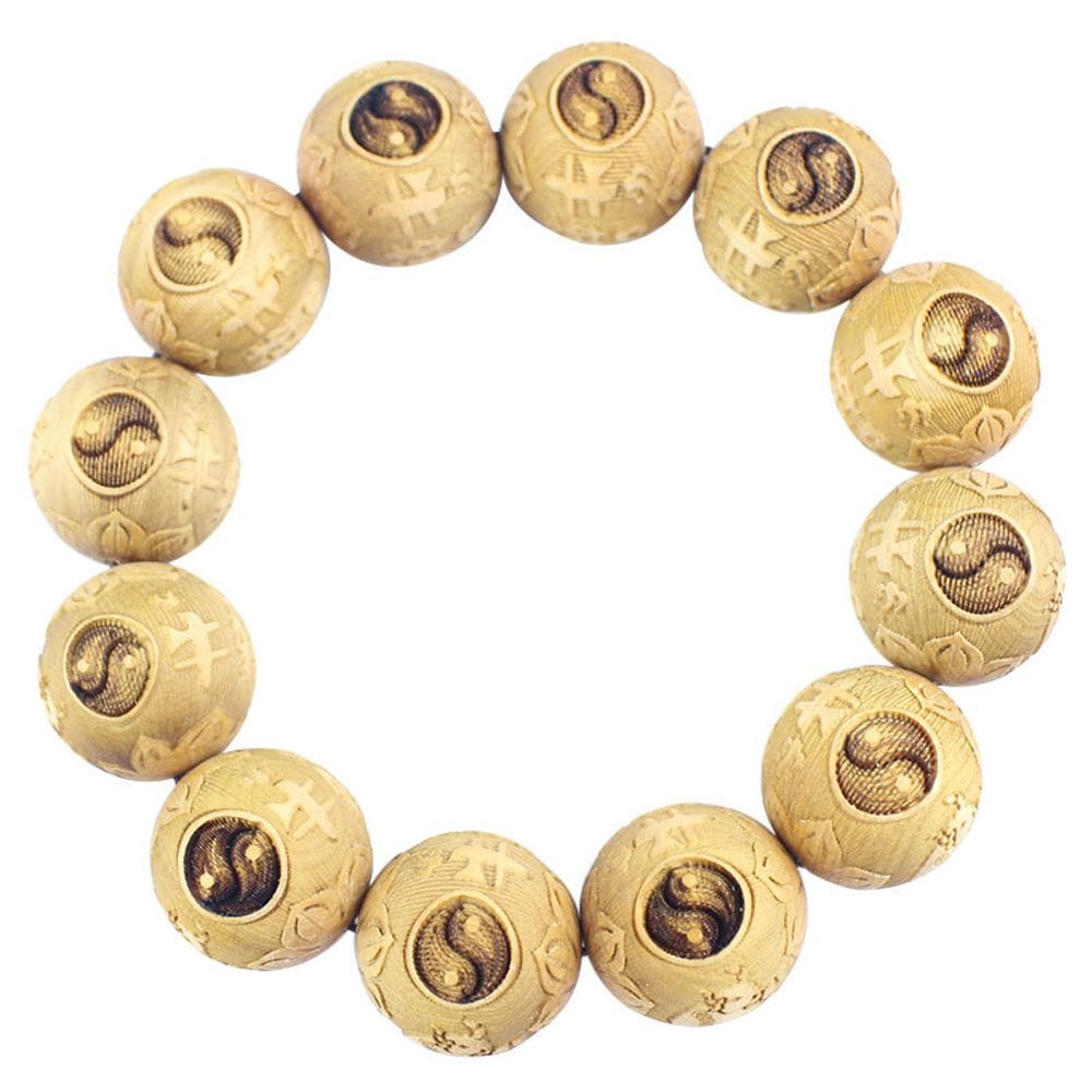 Pulseira esculpida em Thuja Sutchuenensis Bead 20mm para homens