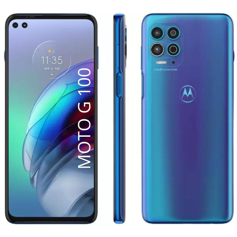 USADO Motorola Moto G100 256 GB Luminous Ocean Bom (usado)