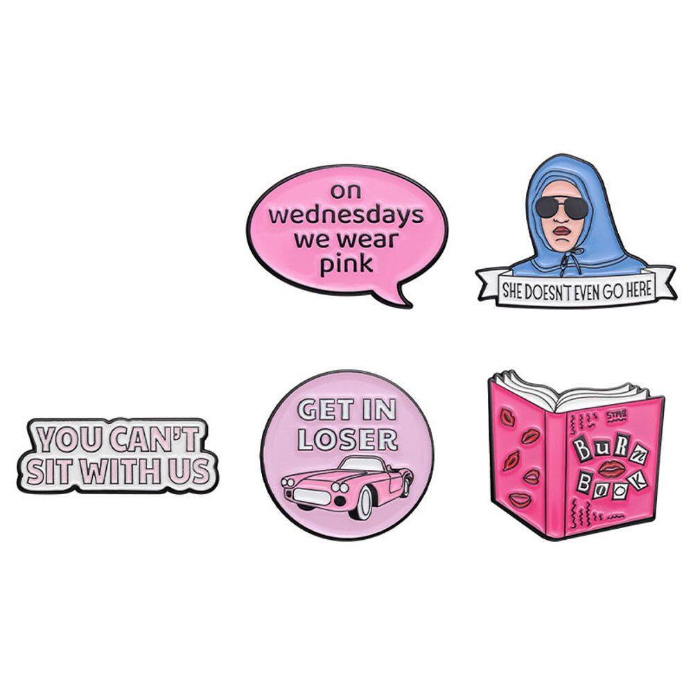 Conjunto de broches Creative Quote Funny Alloy Blouse Pins