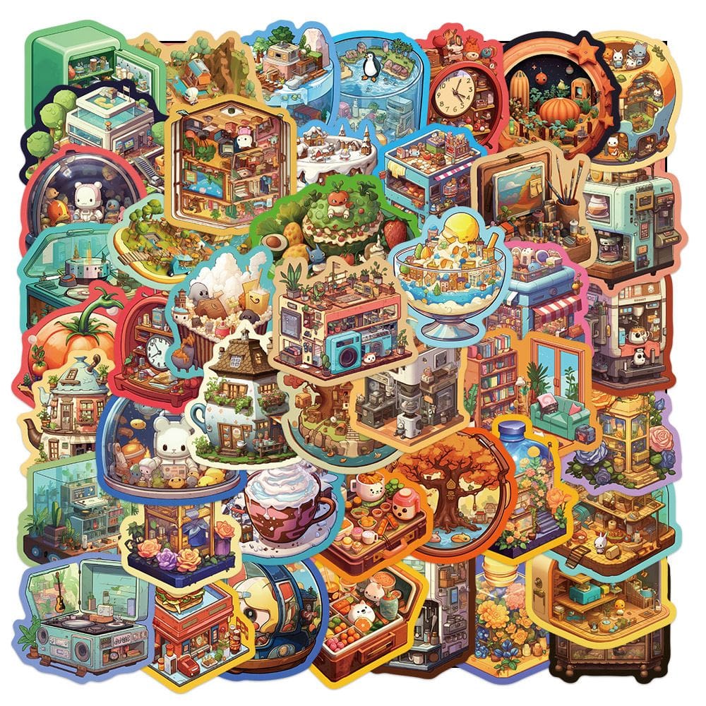 Pacote de adesivos Feminist Strong Women Empowerment x50