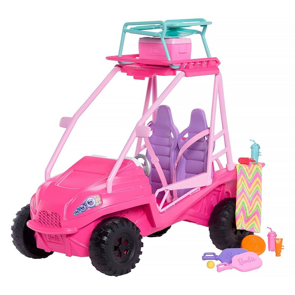 Carro Jeep da Barbie Mistérios Detetives da Praia  JFV68 - Mattel
