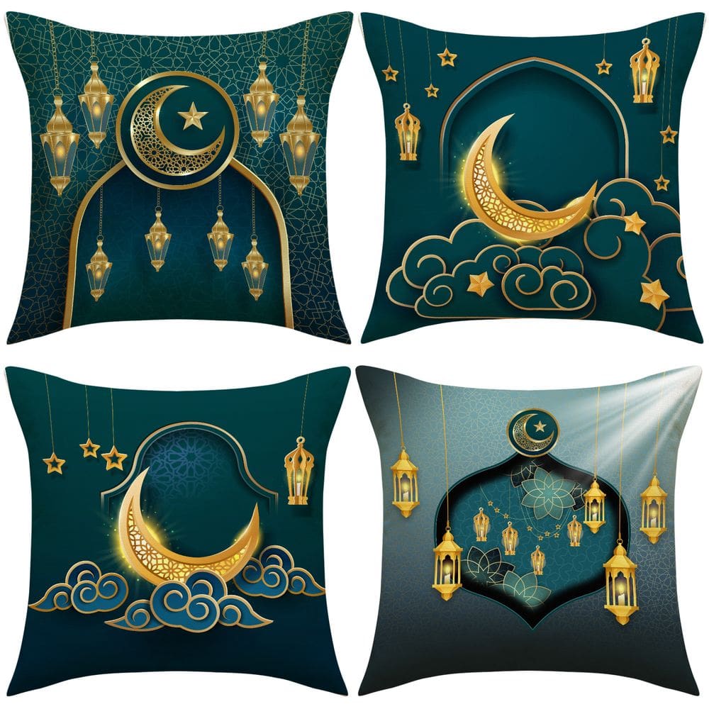 Capas de almofadas decorativas do Middle Eastern Festival Moon 45x45cm