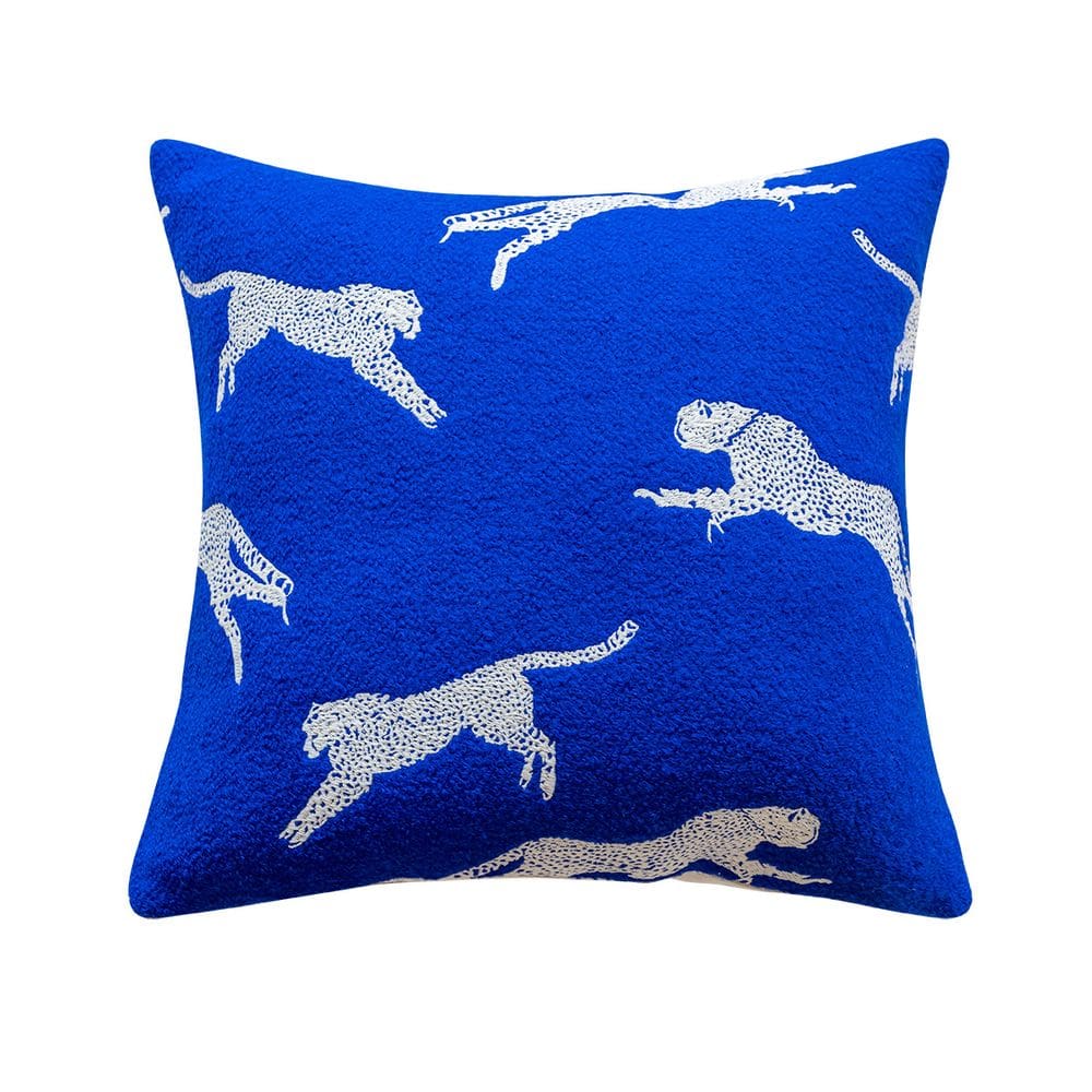 Capa de almofada decorativa Leaping Leopard Poliéster 45x45cm
