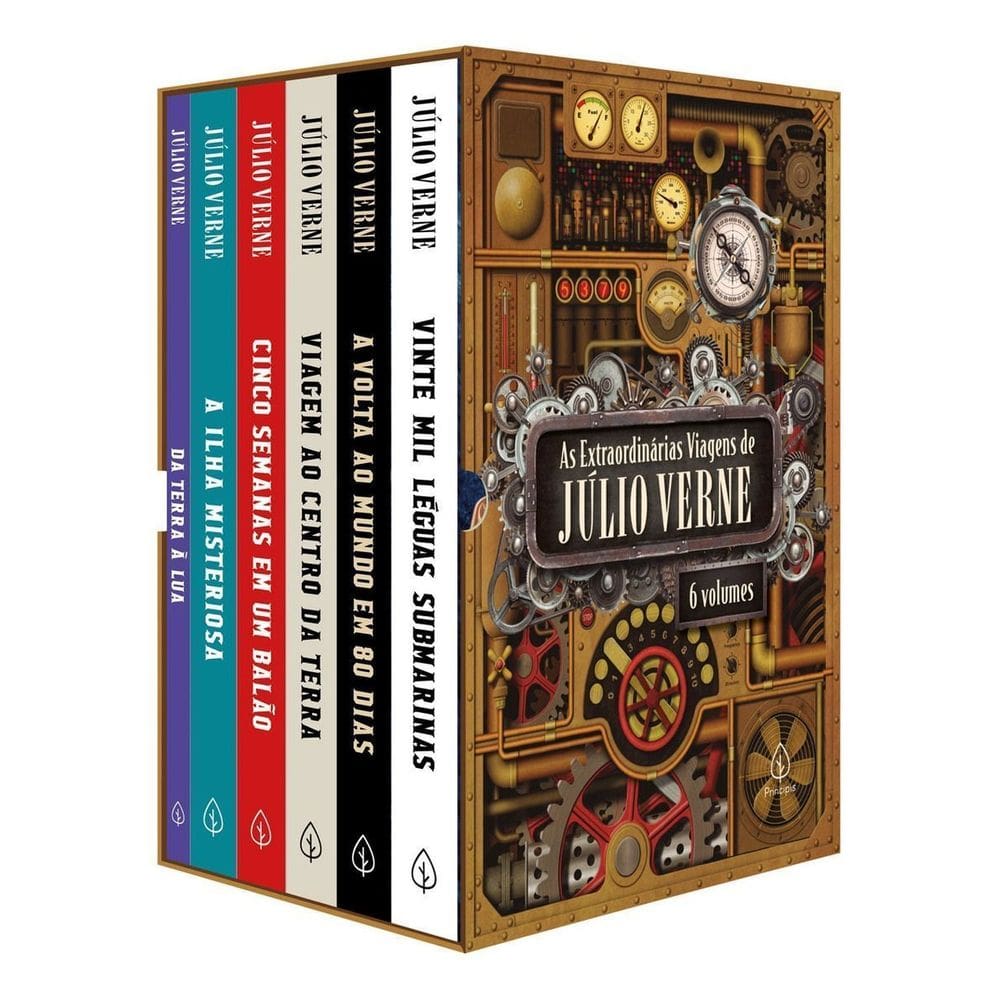 As Extraordinárias Viagens De Júlio Verne - Box Com 6 Títulos